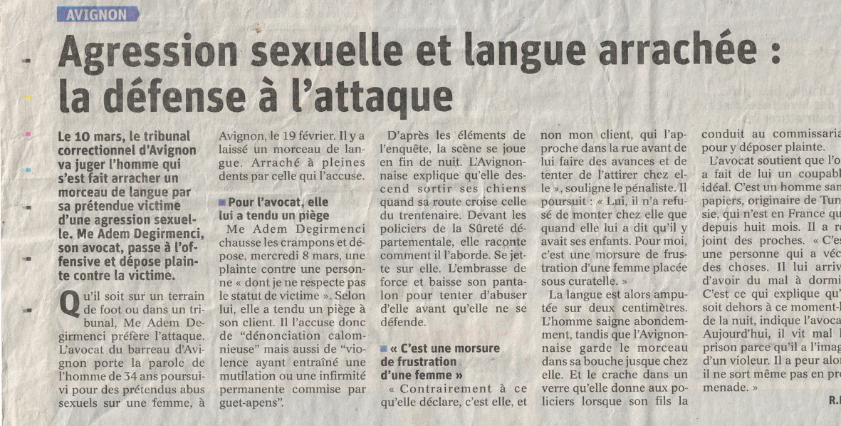 Article de presse